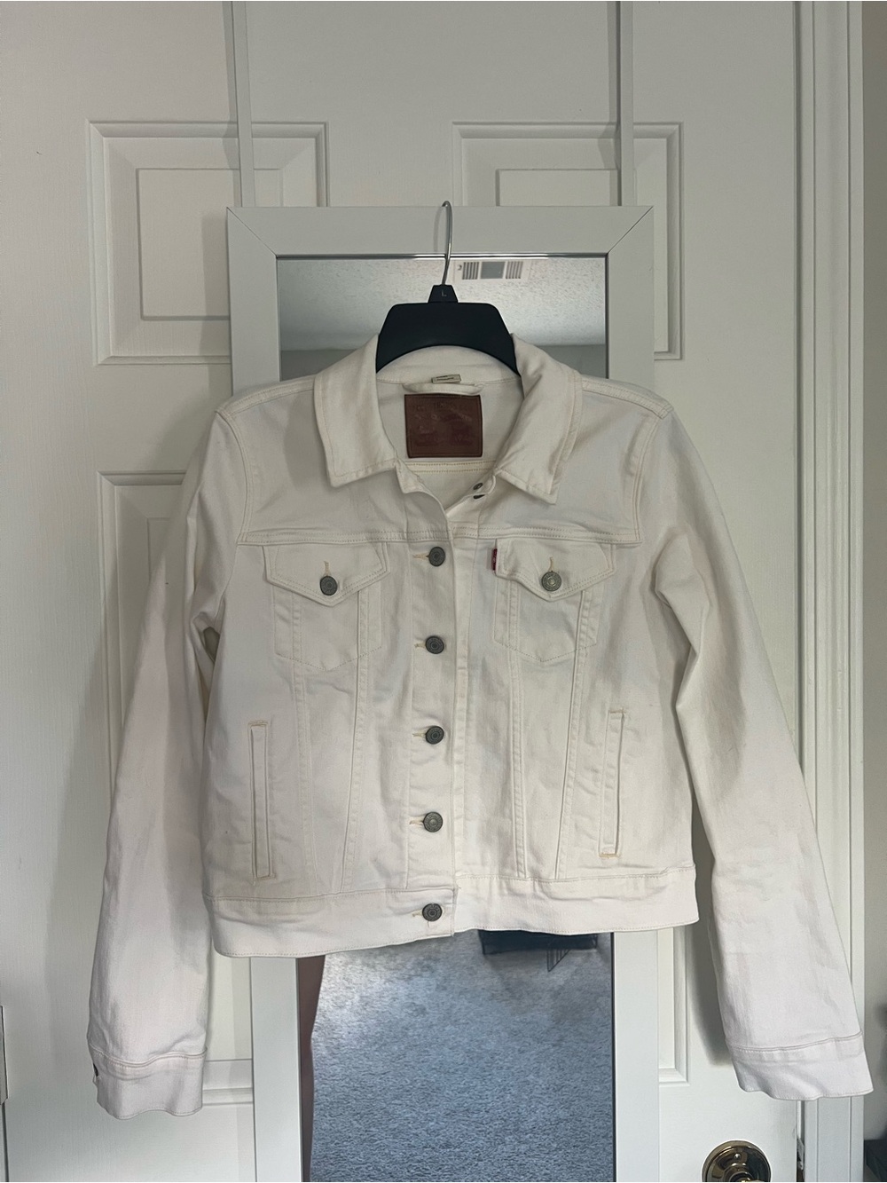 White Levi’s Denim Jacket